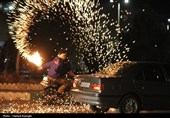 رکورد کم‌حادثه‌ترین چهارشنبه‌سوری در تبریز ثبت شد