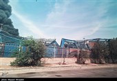 انفجار در اسکله شهید رجایی - بندرعباس