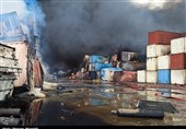 3 هزار کانتینر در بندر رجایی از بین رفت