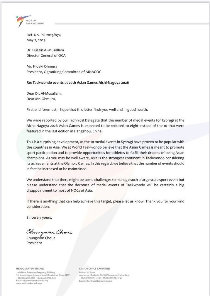 تکواندو ایران , تکواندو , فدراسیون جهانی تکواندو (WTF) , بازی‌های آسیایی , 