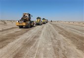 گزارش| سرعت حلزونی پروژه جاده‌ای بیارجمند ـ چاه‌جام ـ طرود/ کی می‌رسیم به آخر کار؟‌