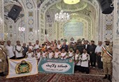 دوندگان جاده ولایت به بارگاه منور رضوی رسیدند