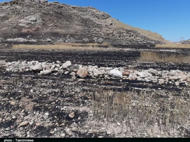 استان لرستان , پلدختر , آتش سوزی جنگل ها و مراتع , 