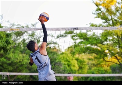 لیگ برتر والیبال ساحلی ایران در مراغه استارت خورد