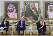 استقبال بن سلمان از ترامپ در ریاض