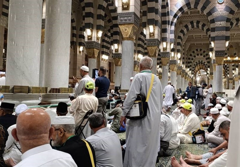 مسجدالنبی , مدینه , حج 1404 , حج تمتع , عربستان سعودی , 