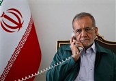 فی اتصال هاتفی مع الزیدی.. بزشکیان: مستعدون لتسویة الخلافات مع الدول الإسلامیة فی المنطقة