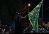 صحنه شهادت حضرت عباس (ع) در سوگواره ملی تعزیه ده زیار