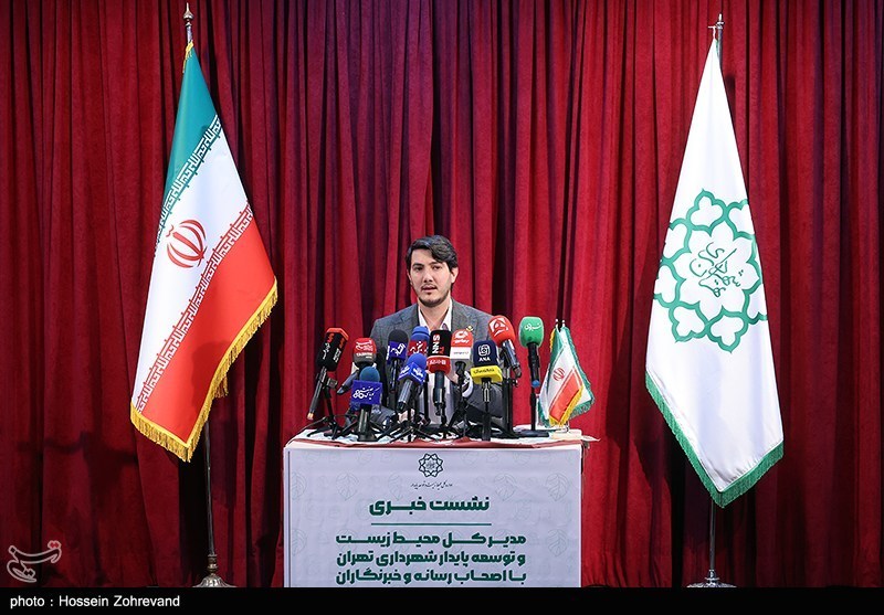 نشست خبری محمدصابر باغ‌خوانی‌پور، مدیرکل محیط زیست و توسعه پایدار شهرداری تهران