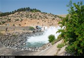 رهاسازی حق‌آبه  تالاب بختگان از سد درودزن