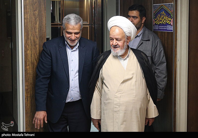 حجت الاسلام علی سعیدی و مجید قلی زاده مدیر عامل خبرگزاری تسنیم