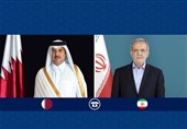 بزشکیان لأمیر قطر: إیران مستعدة للتوصل إلى إطارٍ مشرّف لإنهاء الحرب والتوترات الراهنة فی المنطقة