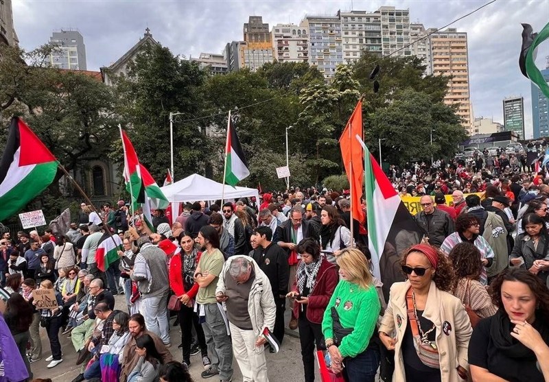 ببینید/حمایت هواداران اتلتیکو بیلبائو از فلسطین