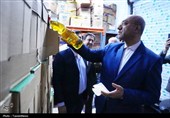 بازدید استاندار کرمانشاه از فروشگاه‌های سطح شهر + تصاویر