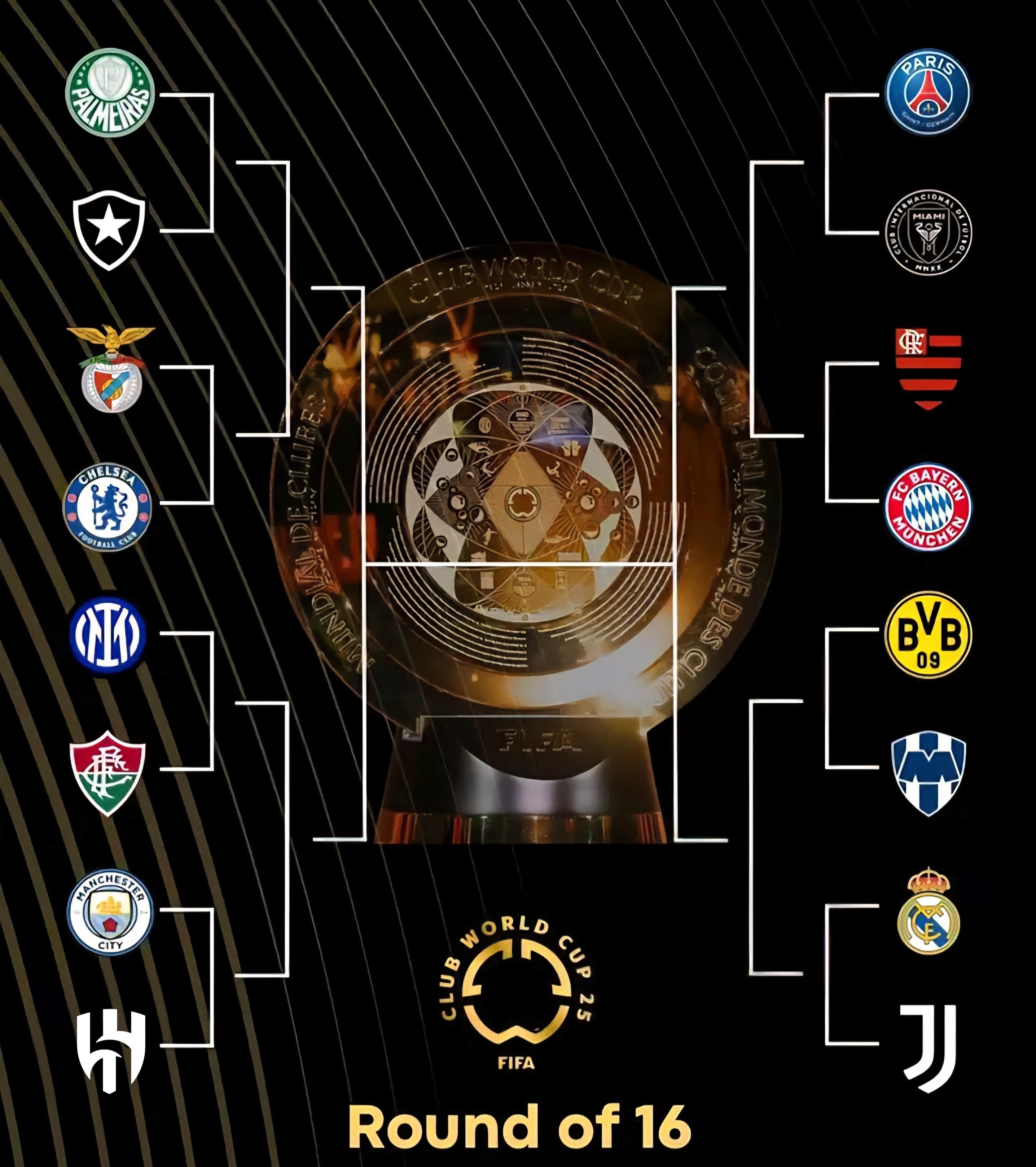 تیم فوتبال رئال مادرید , الهلال عربستان , جام جهانی باشگاه‌ها , تیم فوتبال یوونتوس ایتالیا , تیم فوتبال منچسترسیتی انگلیس , 