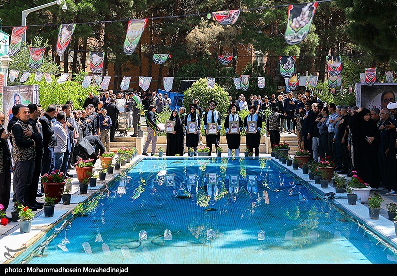 مراسم گرامیداشت دانشمندان هسته‌ای در دانشگاه شهید بهشتی