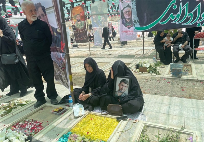 حمله اسرائیل به ایران , شهید , گلزار شهدا ,