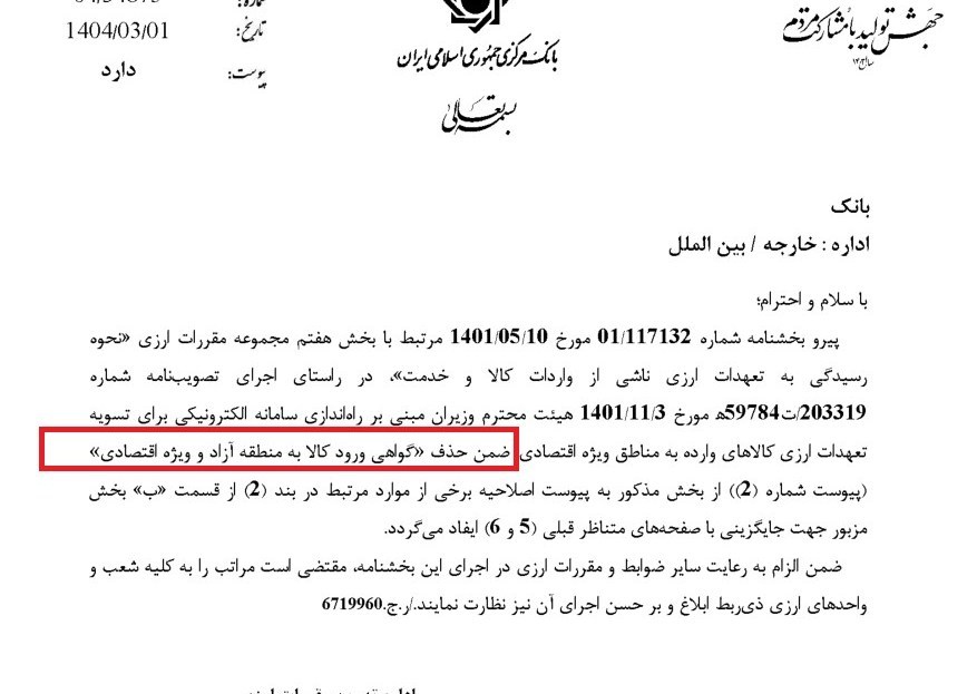 دلارزدایی , گمرک , 