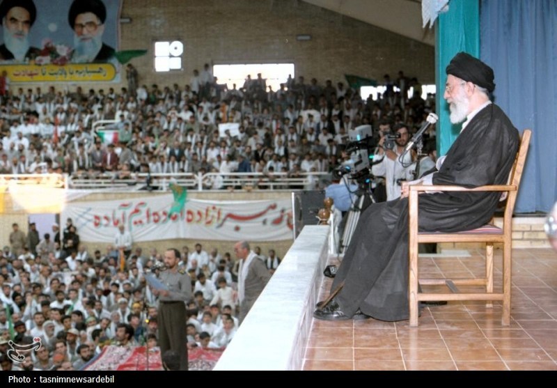 ترسیم پیوند عمیق قلبی مردم اردبیل با امام خامنه‌ای به روایت تصویر