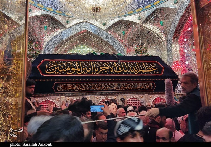 حال و هوای اربعینی حرم مطهر حضرت علی علیه السلام