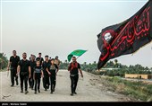 پیاده روی زائرین اربعین حسینی از طریق العلما