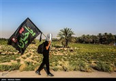 پیاده روی زائرین اربعین حسینی از طریق العلما