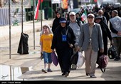 عبور زائران اربعین حسینی از مرز خسروی
