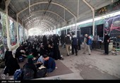 عبور زائران اربعین حسینی از مرز خسروی