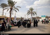 عبور زائران اربعین حسینی از مرز خسروی