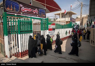 عبور زائران اربعین حسینی از مرز خسروی