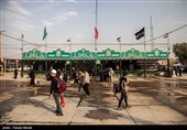 عبور زائران اربعین حسینی از مرز خسروی