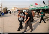 عبور زائران اربعین حسینی از مرز خسروی