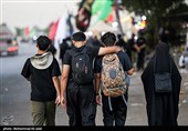 پیاده روی زائرین اربعین حسینی از مسیر بغداد به کربلا
