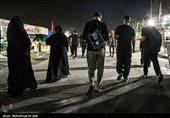 پیاده روی زائرین اربعین حسینی از مسیر بغداد به کربلا
