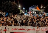 تظاهرات در شهر«طنجه» مغرب در حمایت از فلسطین