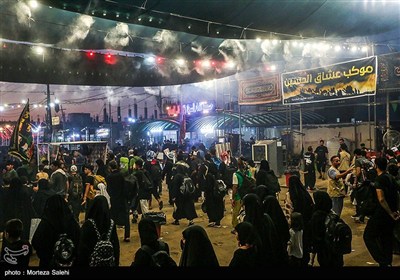 پیاده روی شبانه در مسیر نجف به کربلا