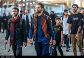 پیاده روی زائران اربعین حسینی در مسیر نجف به کربلا