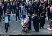 پیاده روی زائران اربعین حسینی در مسیر نجف به کربلا