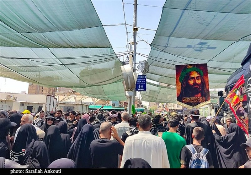 پیاده روی اربعین , اربعین , حرم حضرت ابوالفضل العباس(ع) , حضرت عباس (ع) , کربلا , 