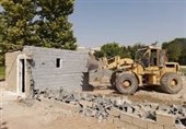 برخورد با ساخت‌وسازهای غیرمجاز در اراضی کشاورزی فیروزکوه