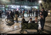 عبور زائران اربعین حسینی از مرز خسروی