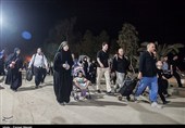 انتقال رایگان زائران از گیت مرزی تا ترمینال منذریه