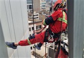 مرگ کارگر جوان هنگام کار پس از پاره‌شدن کابل کلایمر در طبقه هشتم