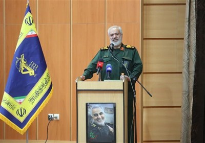 سردار فدوی: آمریکا و اسرائیل مستقیم وارد جنگ با ایران شدند/ با ضربات محکم سپاه اعلام "آتش‌بس" کردند