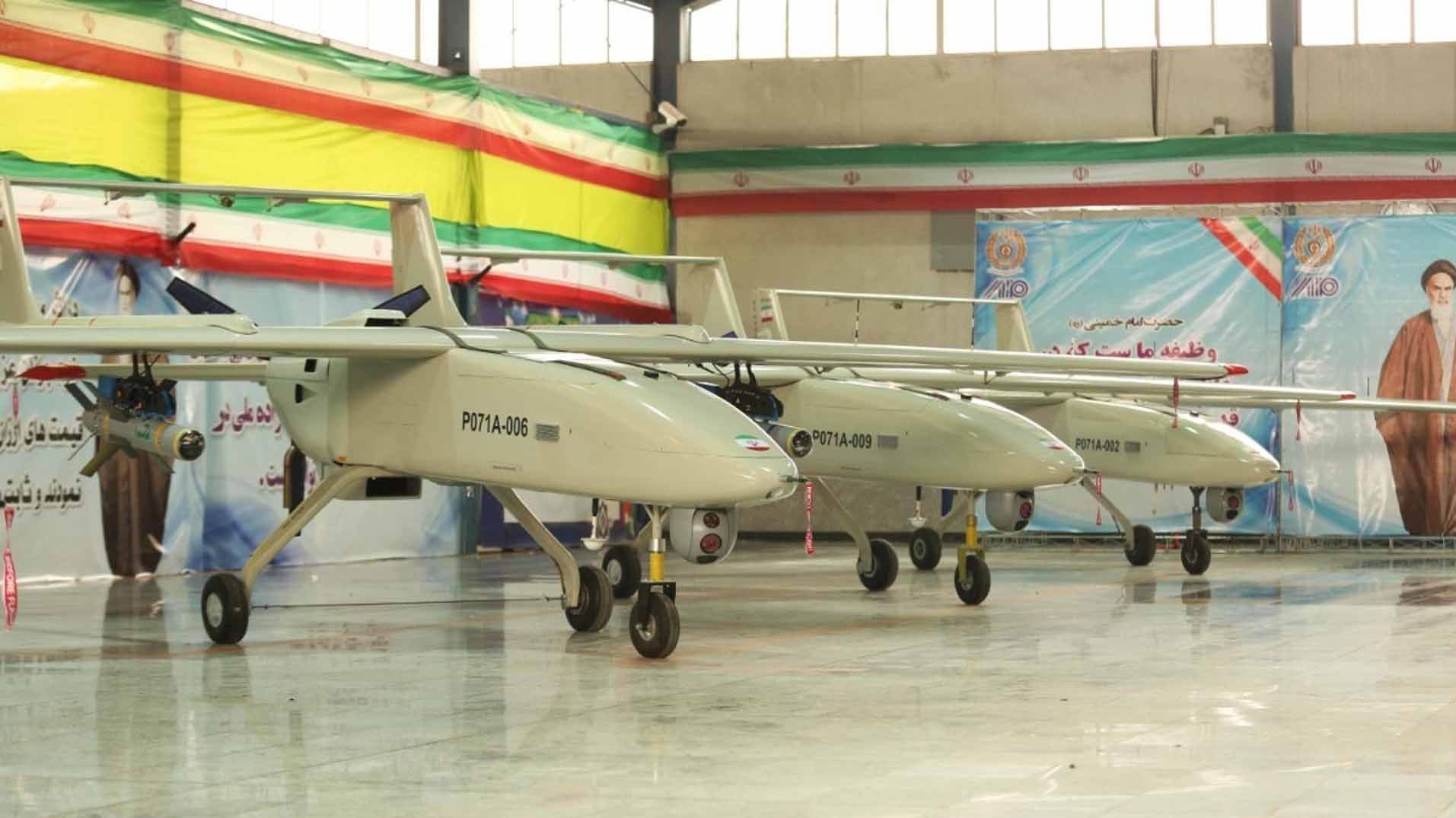 المسيرات الإيرانية , الطائرات بدون طيار , عملية الوعد الصادق 3 , إيران , الصواريخ الإيرانية , الرد الإيراني على العدوان الإسرائيلي , 