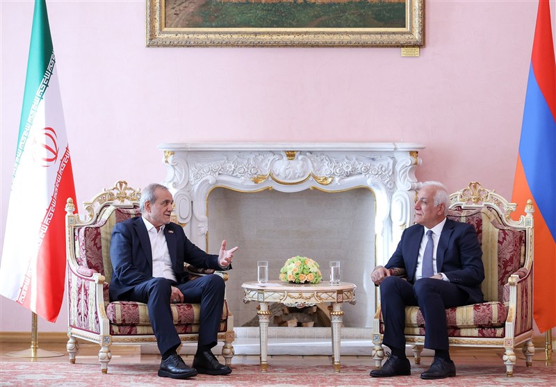 دولت چهاردهم , مسعود پزشکیان | پزشکیان , رئیس جمهوری اسلامی ایران , کشور "ارمنستان" , 