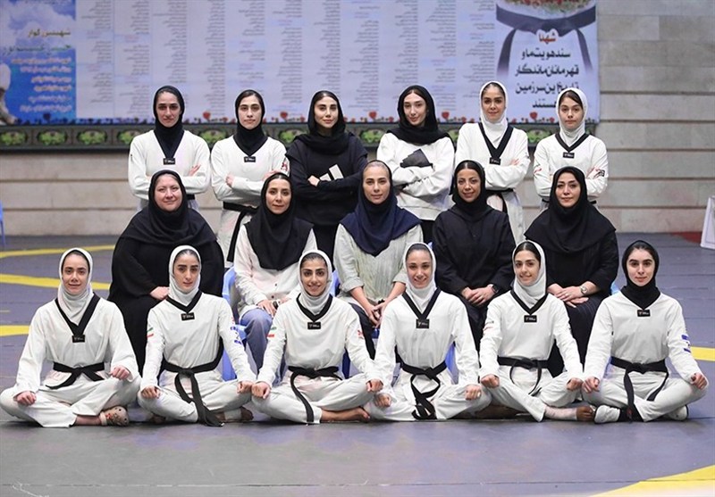 تکواندو ایران , تکواندو , تیم ملی تکواندو بانوان , ناهید کیانی , مبینا نعمت‌زاده , 