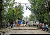 مجموعه ادونچر پارک (جی‌مکس) در منطقه توریستی نمک‌آبرود مازندران