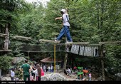 مجموعه ادونچر پارک (جی‌مکس) در منطقه توریستی نمک‌آبرود مازندران