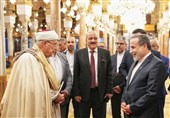 بازدید وزیر امور خارجه از مسجد جامع الزیتونه و دیدار با مفتی کل تونس